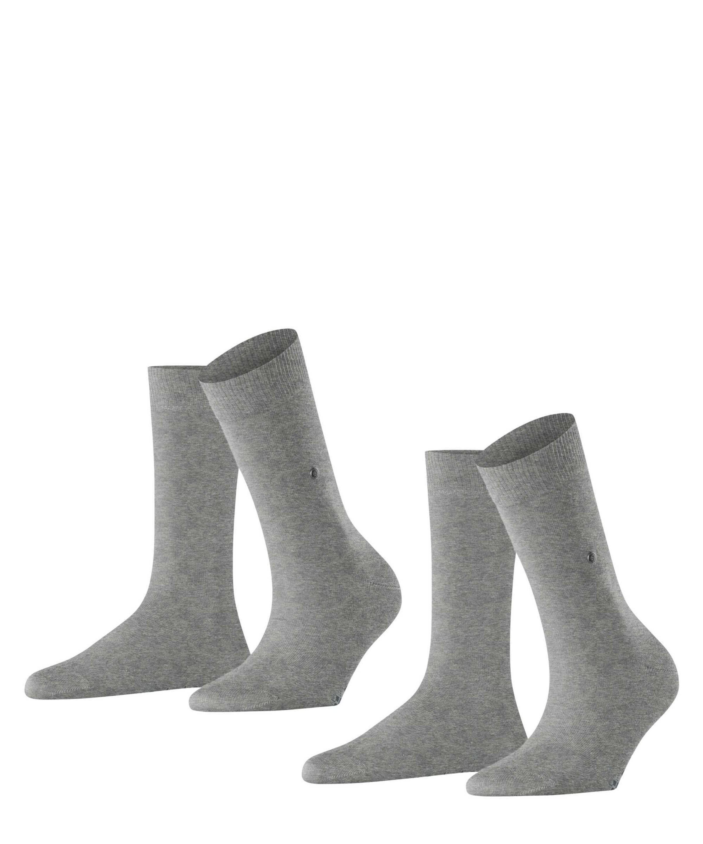 Calzino 'Everyday' di BURLINGTON in grigio: frontale