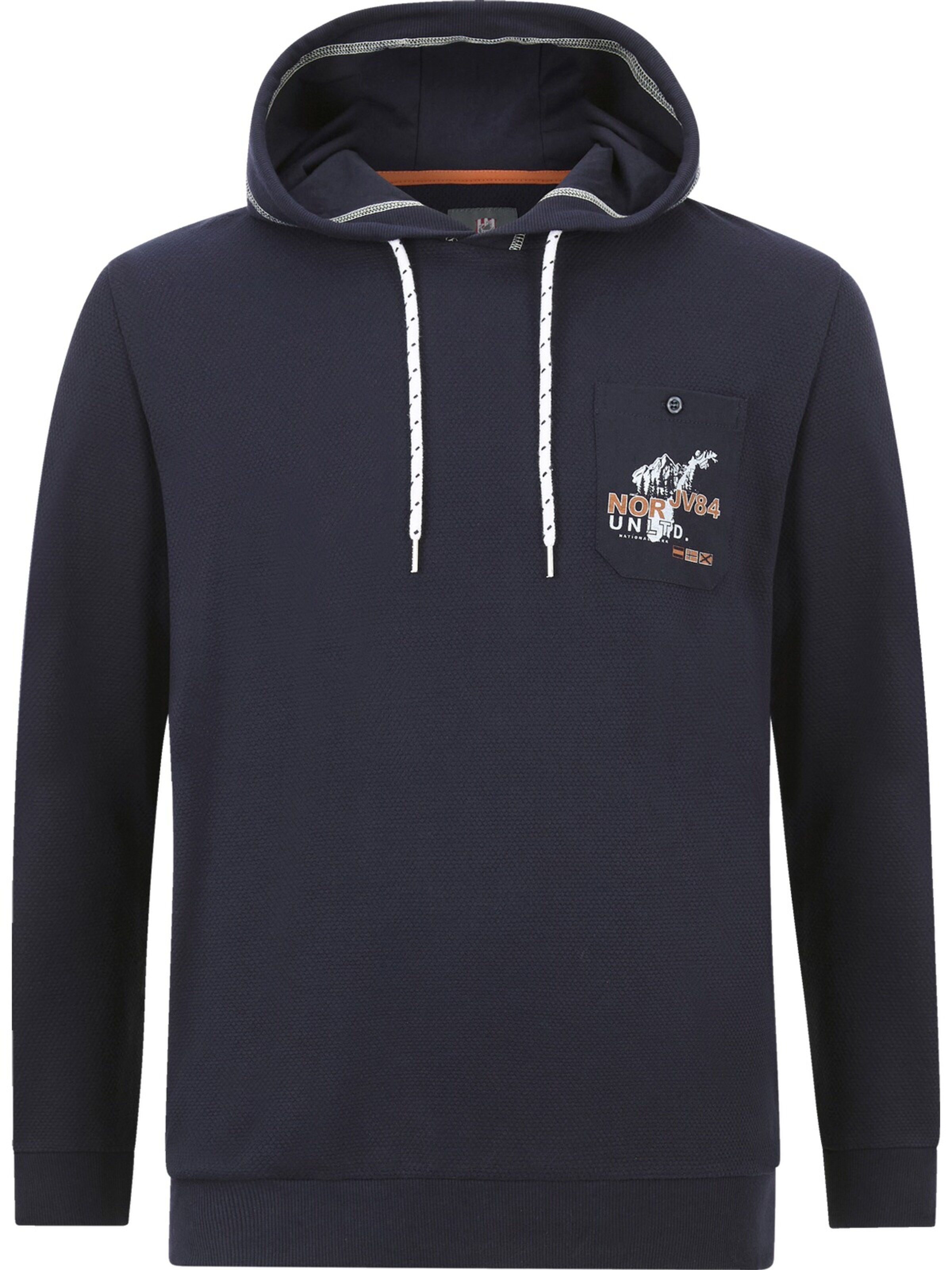 Jan Vanderstorm Sweatshirt ' Adith ' in Blue: front