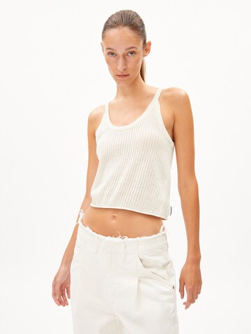 ARMEDANGELS Top in Wit: voorkant