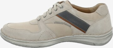 JOSEF SEIBEL Lace-Up Shoes 'Anvers 80' in Beige