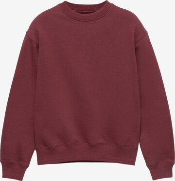 Sweat-shirt Pull&Bear en rouge : devant