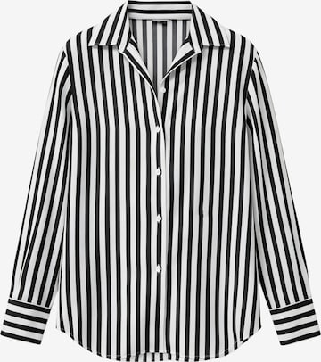 Lilysilk Bluse in Schwarz: Vorderseite