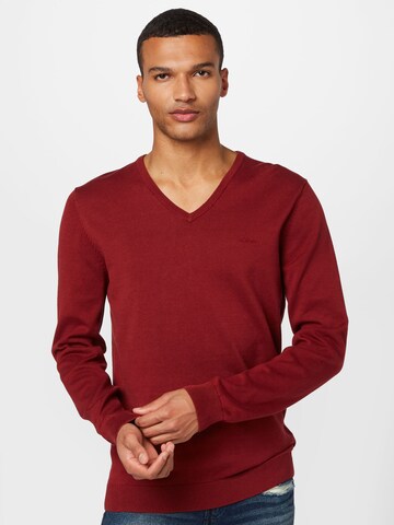 s.Oliver Pullover in Rot: Vorderseite