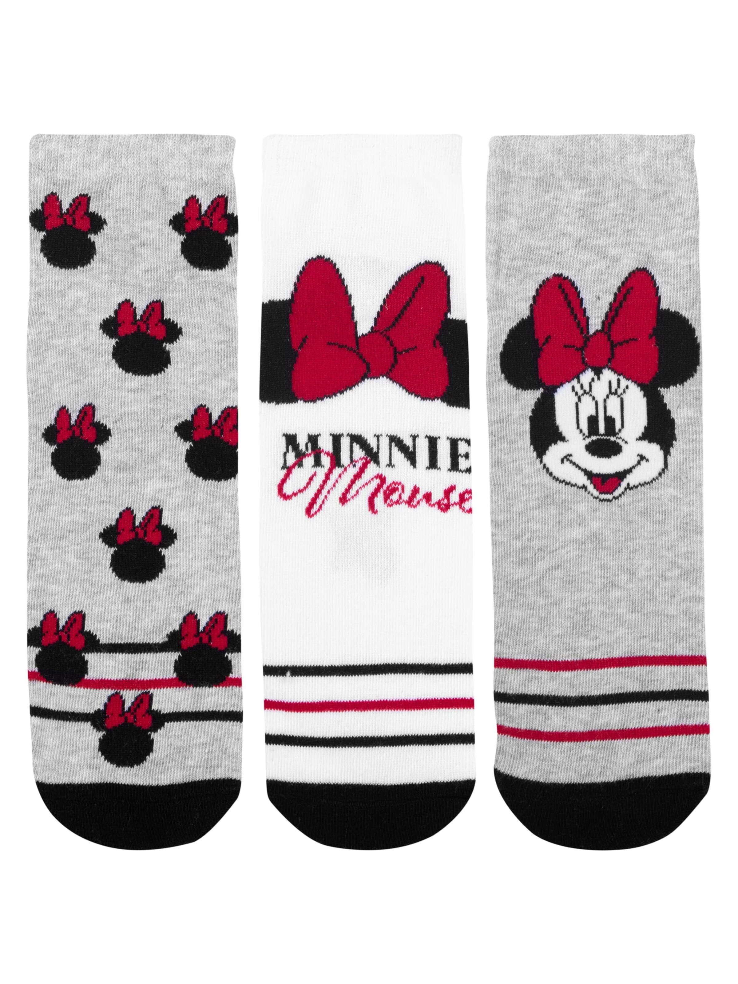 Disney Minnie Mouse Socken‌‌‌ in Grau