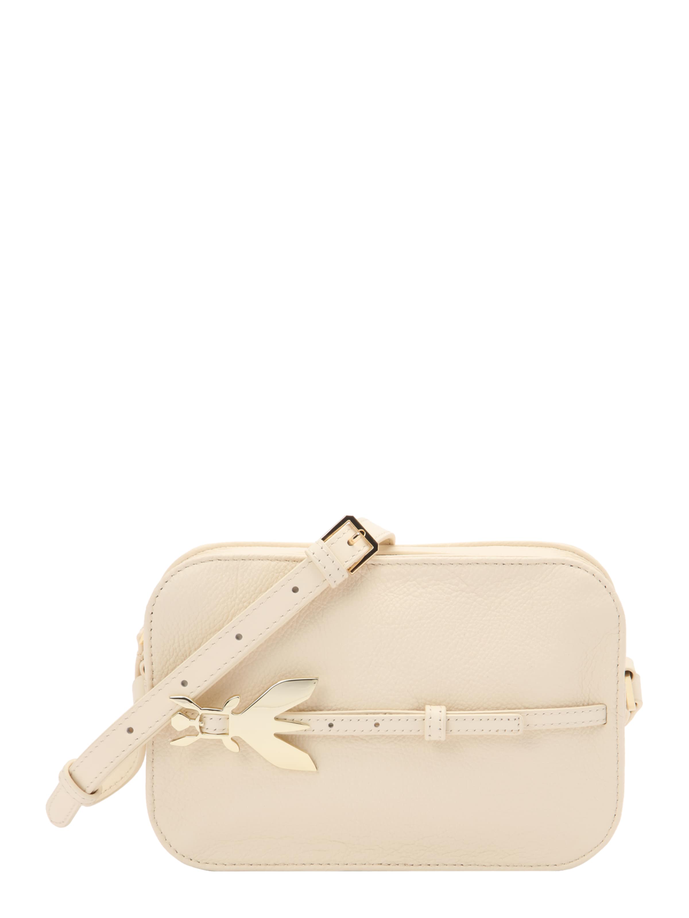PATRIZIA PEPE Crossbody Bag in White: front
