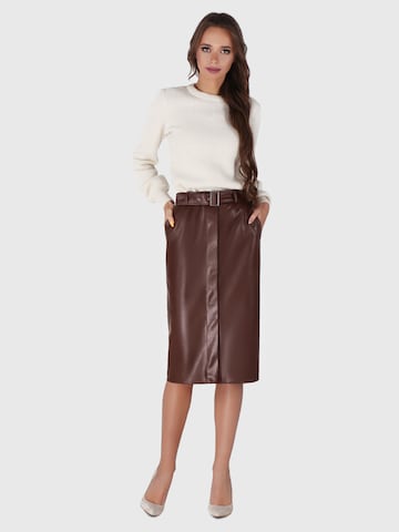 Anushka Skirt in Brown