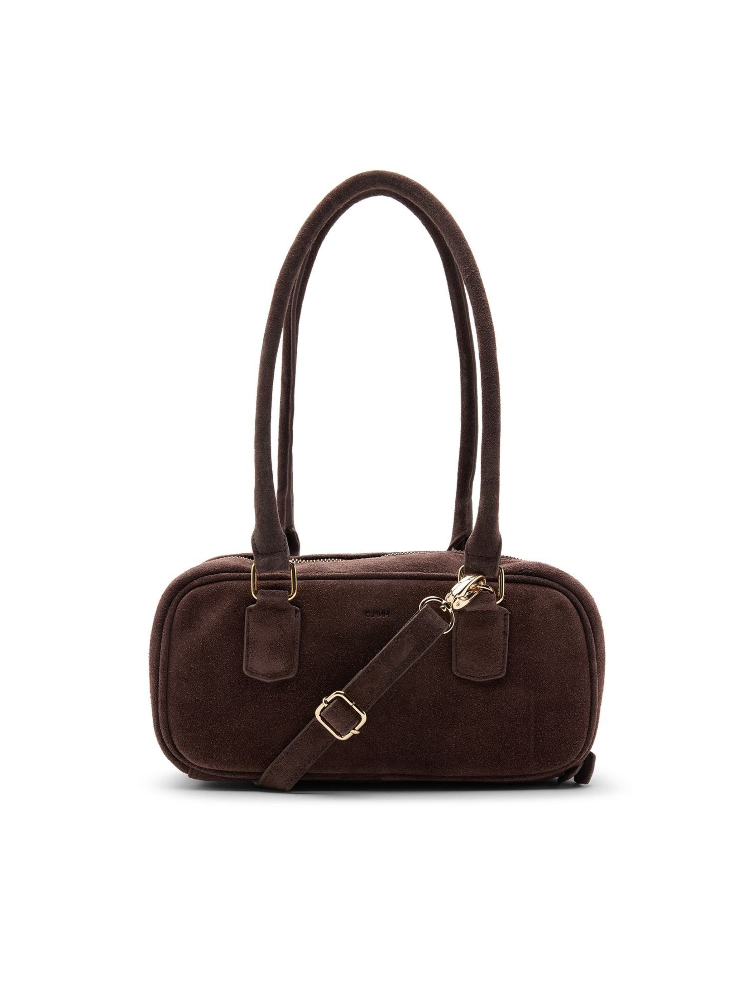 MANFIELD Sac bandoulière en brun foncé, Vue avec produit