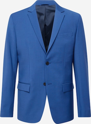 Coupe regular Veste de costume Calvin Klein en bleu : devant