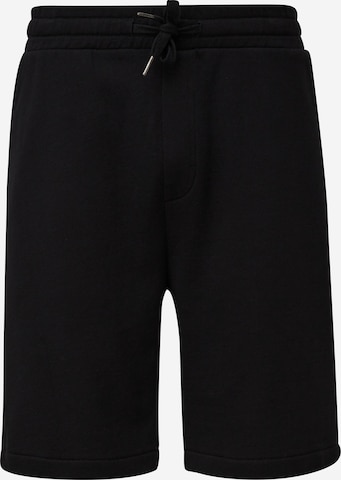 QS Regular Pants in Black: front