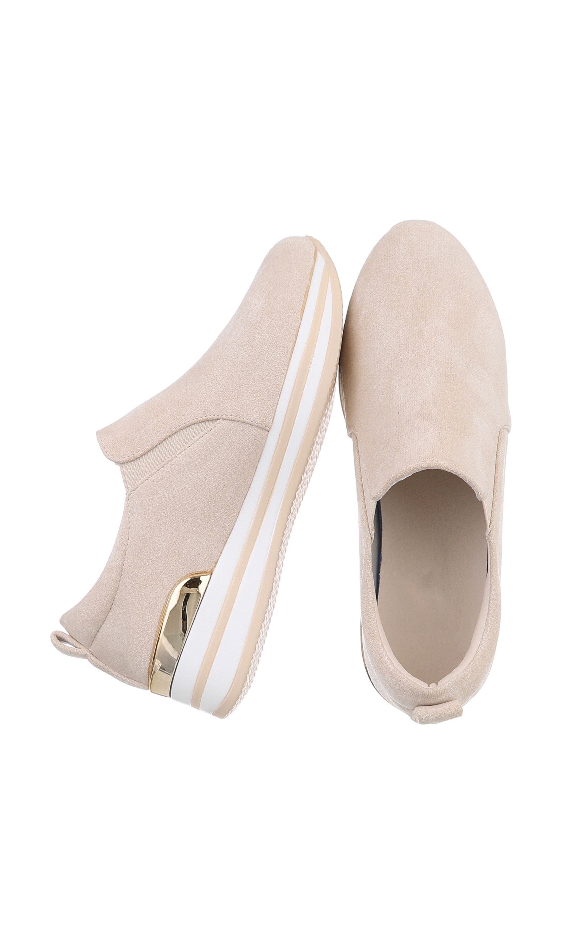 Ital-Design Slip On in Beige