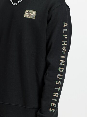 ALPHA INDUSTRIES Свитшот в Черный