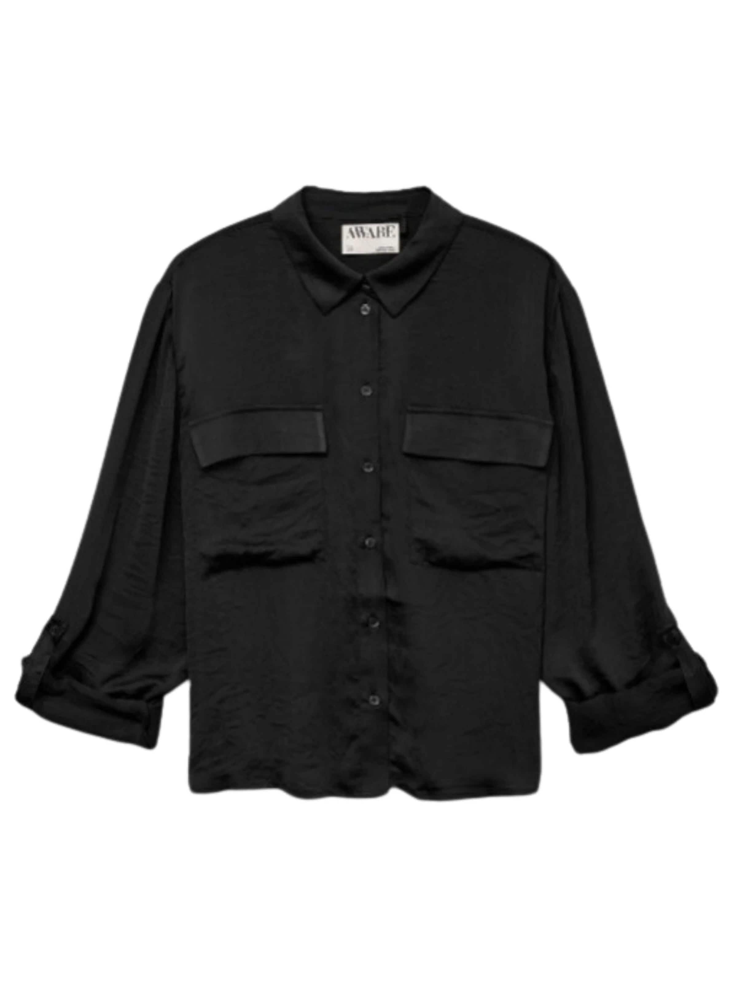 VERO MODA Blouse in Zwart: voorkant