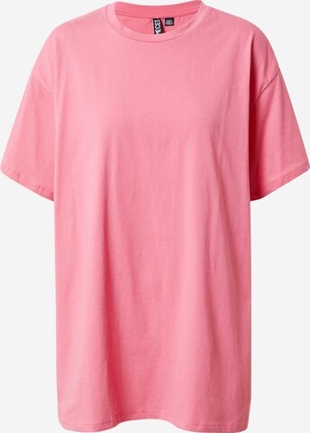 PIECES Oversized Shirt 'Rina' in Pink: front