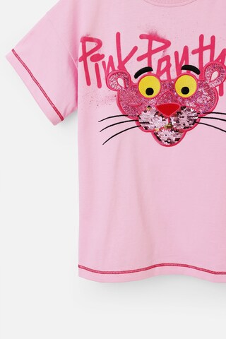 T-Shirt 'Pink Panther' Desigual en rose