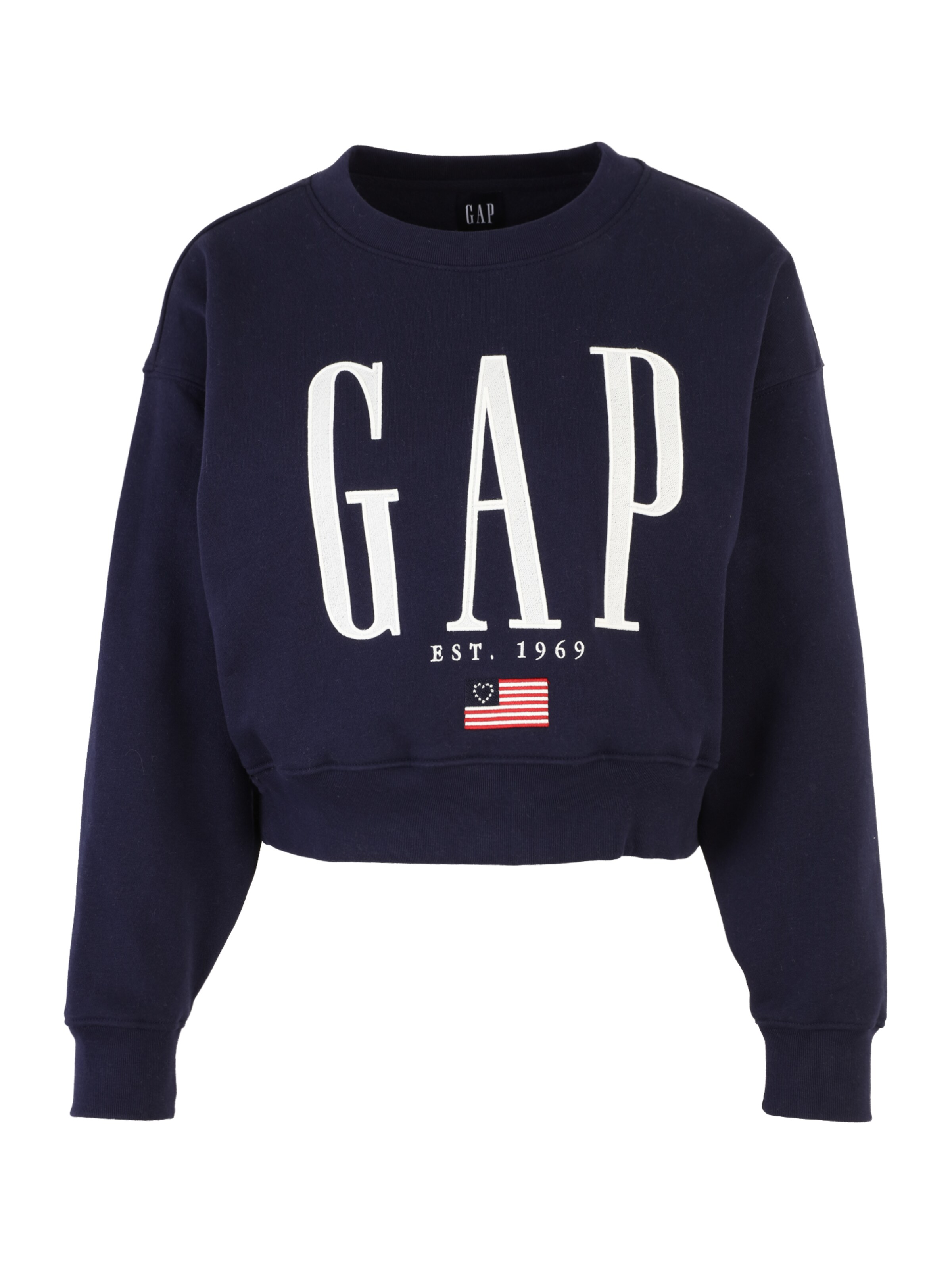 Gap Petite Sweatshirt in Blau: Vorderseite