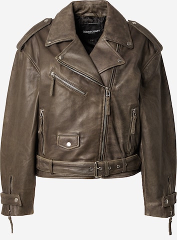 Goosecraft Between-Season Jacket 'Galoway' in Brown: front