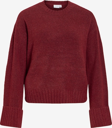VILA Sweater 'VILuna' in Red: front