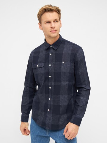 Sea Ranch Regular fit Button Up Shirt 'Orlando' in Blue: front