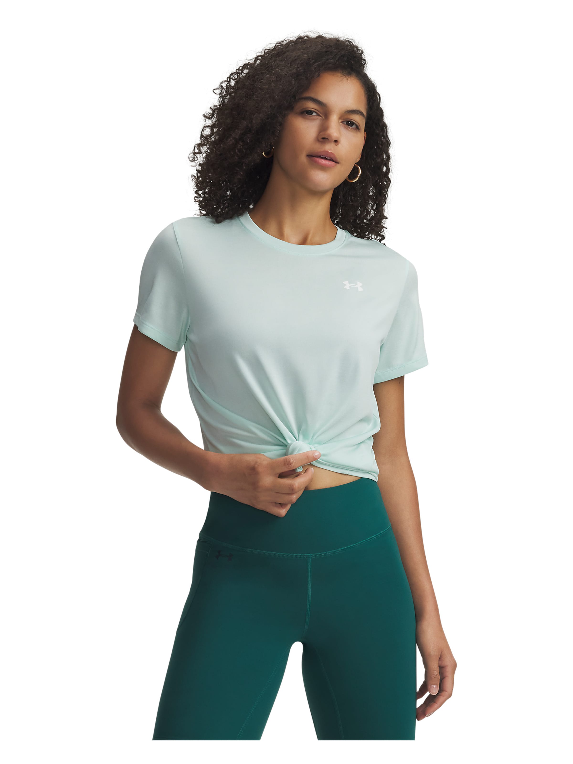UNDER ARMOUR Functioneel shirt in Groen: voorkant