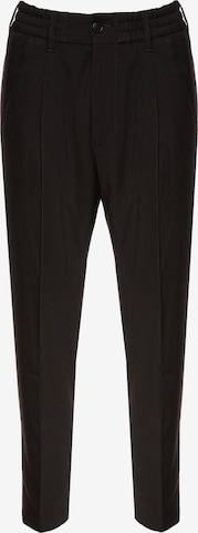 DRYKORN Regular Pleated Pants 'Chasy' in Black: front