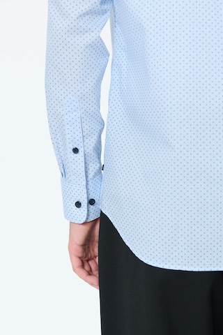 Matinique Regular fit Button Up Shirt 'Marc' in Blue
