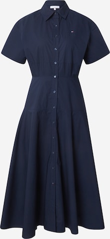 TOMMY HILFIGER - Vestidos camiseiros em azul: frente