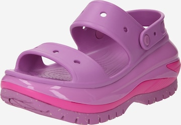 Sandales 'Classic Mega Crush' Crocs en violet : devant