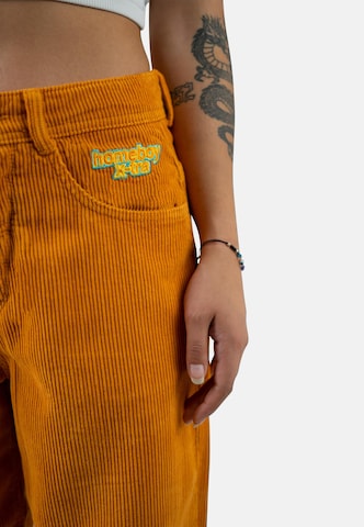 HOMEBOY Wide leg Broek 'Monster' in Oranje