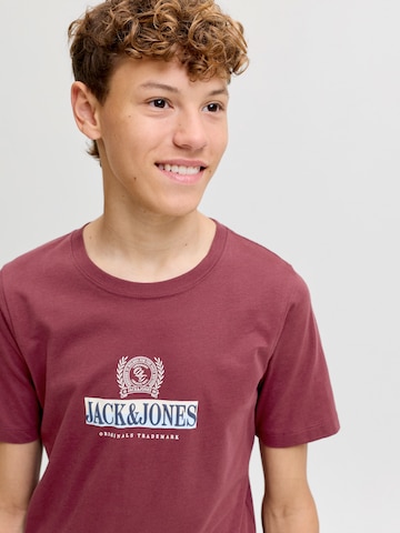Jack & Jones Junior Koszulka 'JORFREDERIKSBERG' w kolorze brązowy