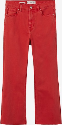 MANGO Flared Jeans 'Sienna' in Red: front