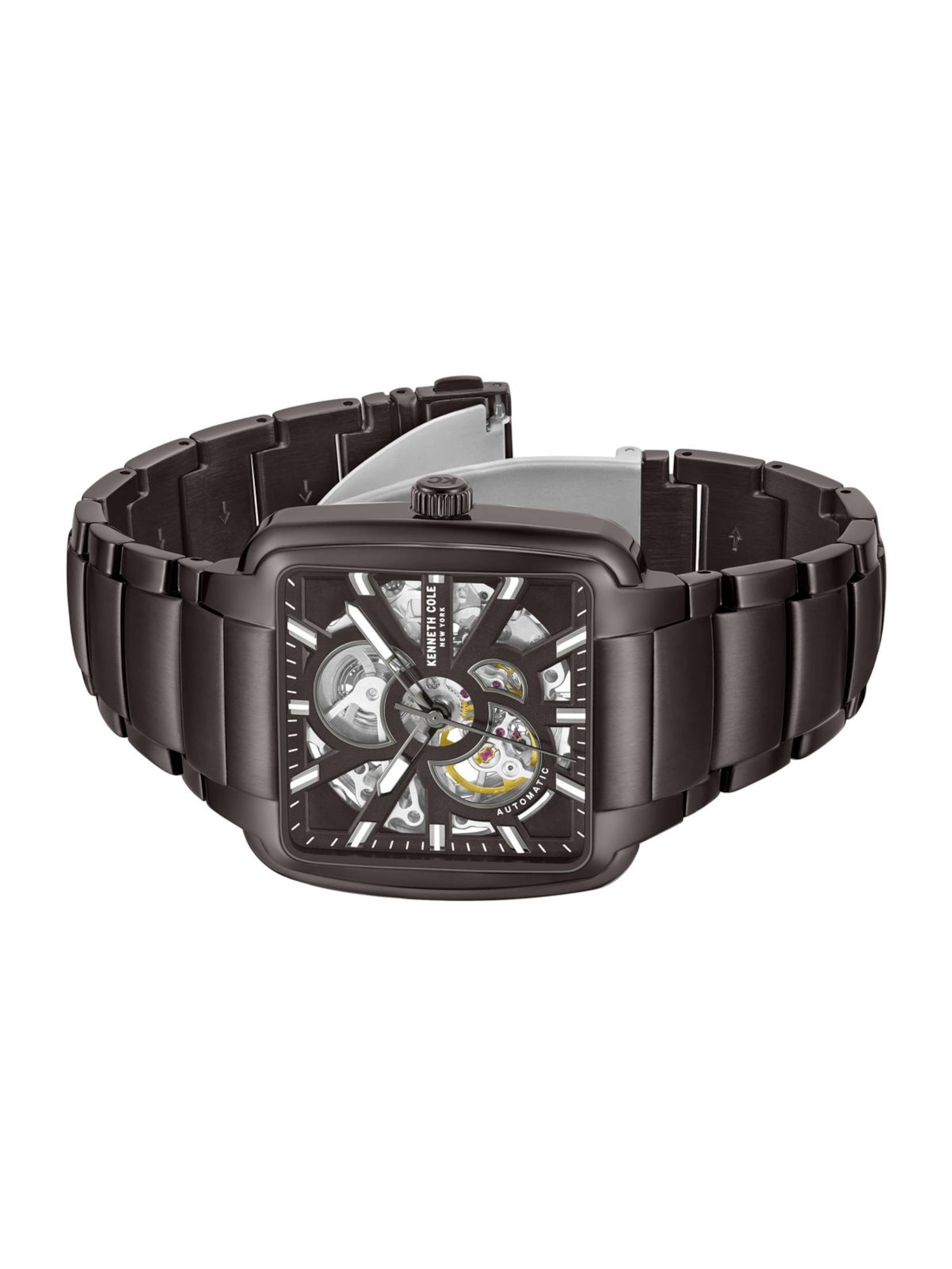 Kenneth Cole Analoog horloge in Bruin