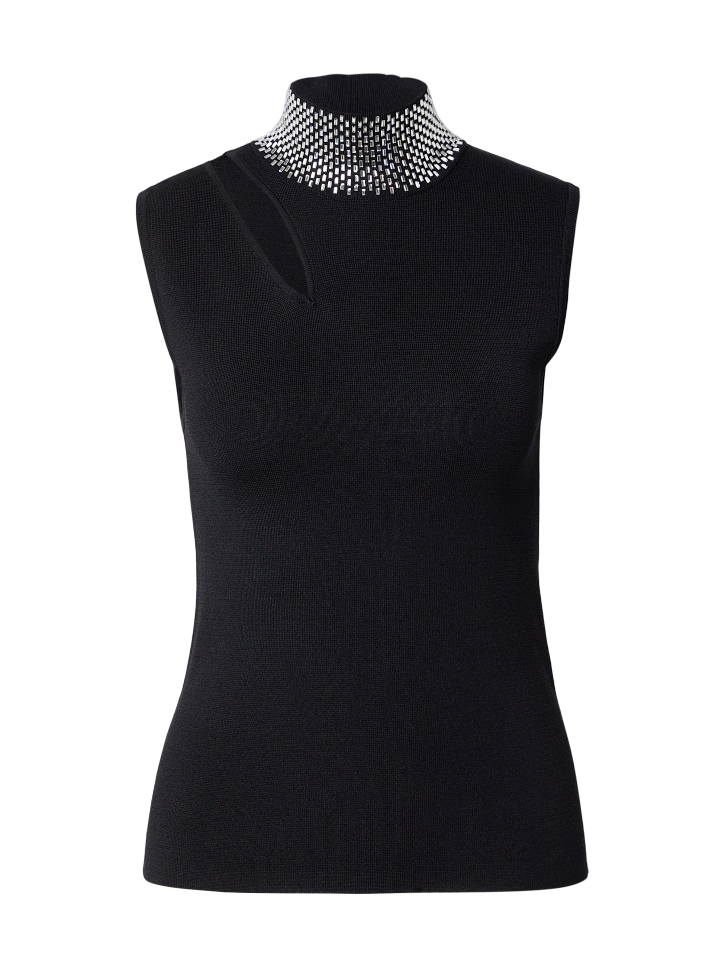 Liu Jo Gebreide top in de kleur Zwart / Transparant, Productweergave