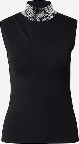 juoda Liu Jo Megzta palaidinė be rankovių: priekis