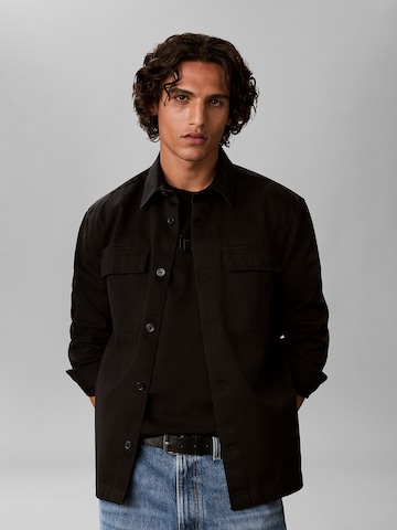 Calvin Klein Übergangsjacke in Schwarz: Vorderseite