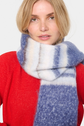 SAINT TROPEZ Sjaal 'AlbertiSZ' in Blauw