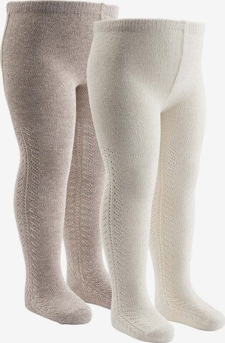 Müsli by GREEN COTTON Tights '2er-Pack' in Brown: front