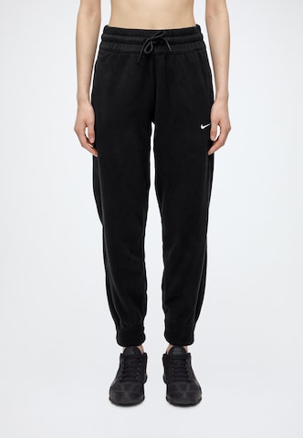NIKE Tapered Workout Pants 'ONE' in Black: front