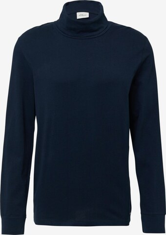 s.Oliver Shirt in Blauw: voorkant