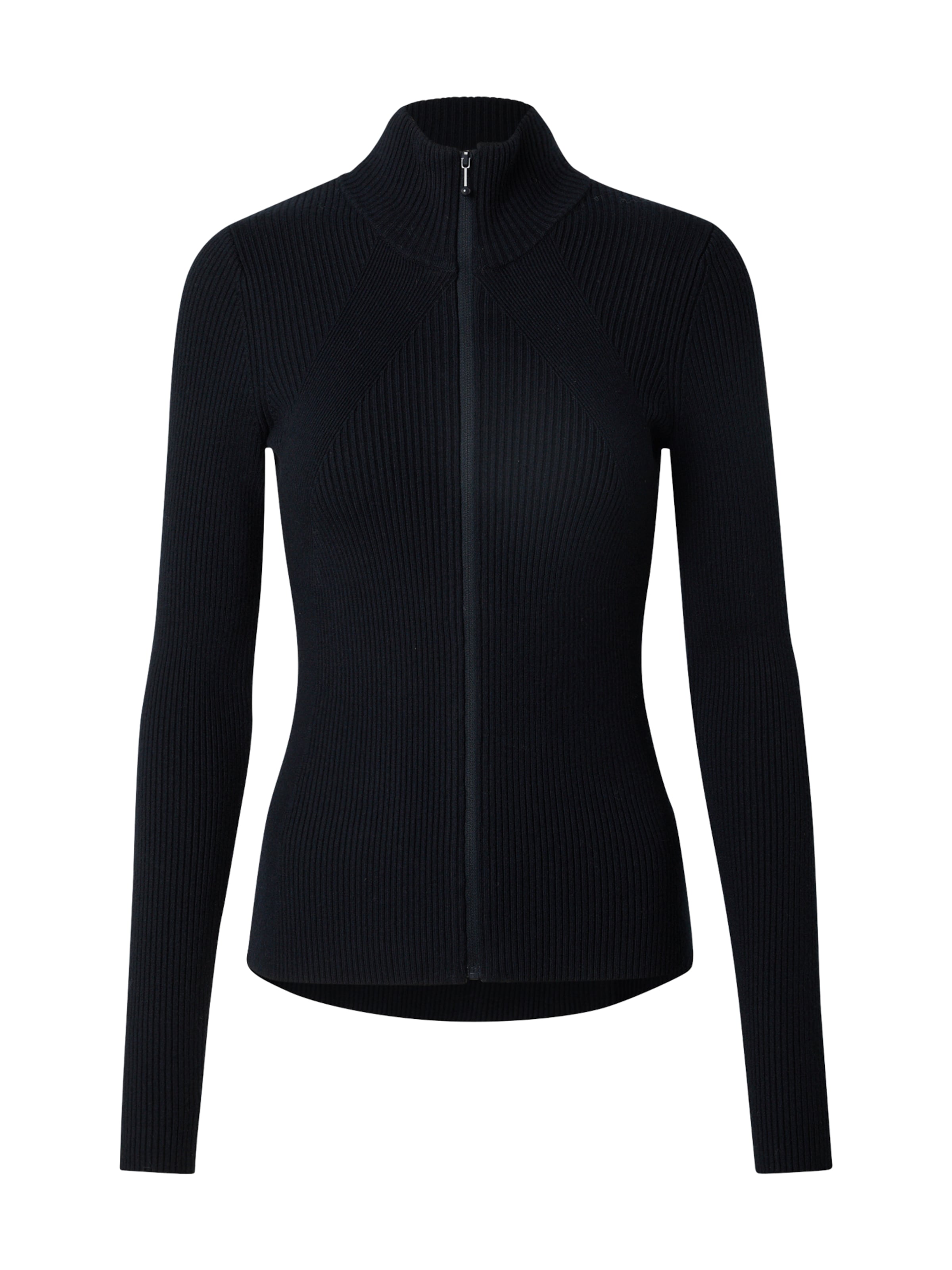 ABOUT YOU x Marie von Behrens Gebreid vest in de kleur Zwart, Productweergave