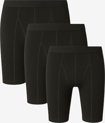 Boxers 'FlexLong' fashionshowcase en noir : devant