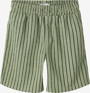 Pantalon NAME IT en vert : devant