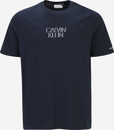 Calvin Klein Big & Tall Särk meresinine / valge, Tootevaade