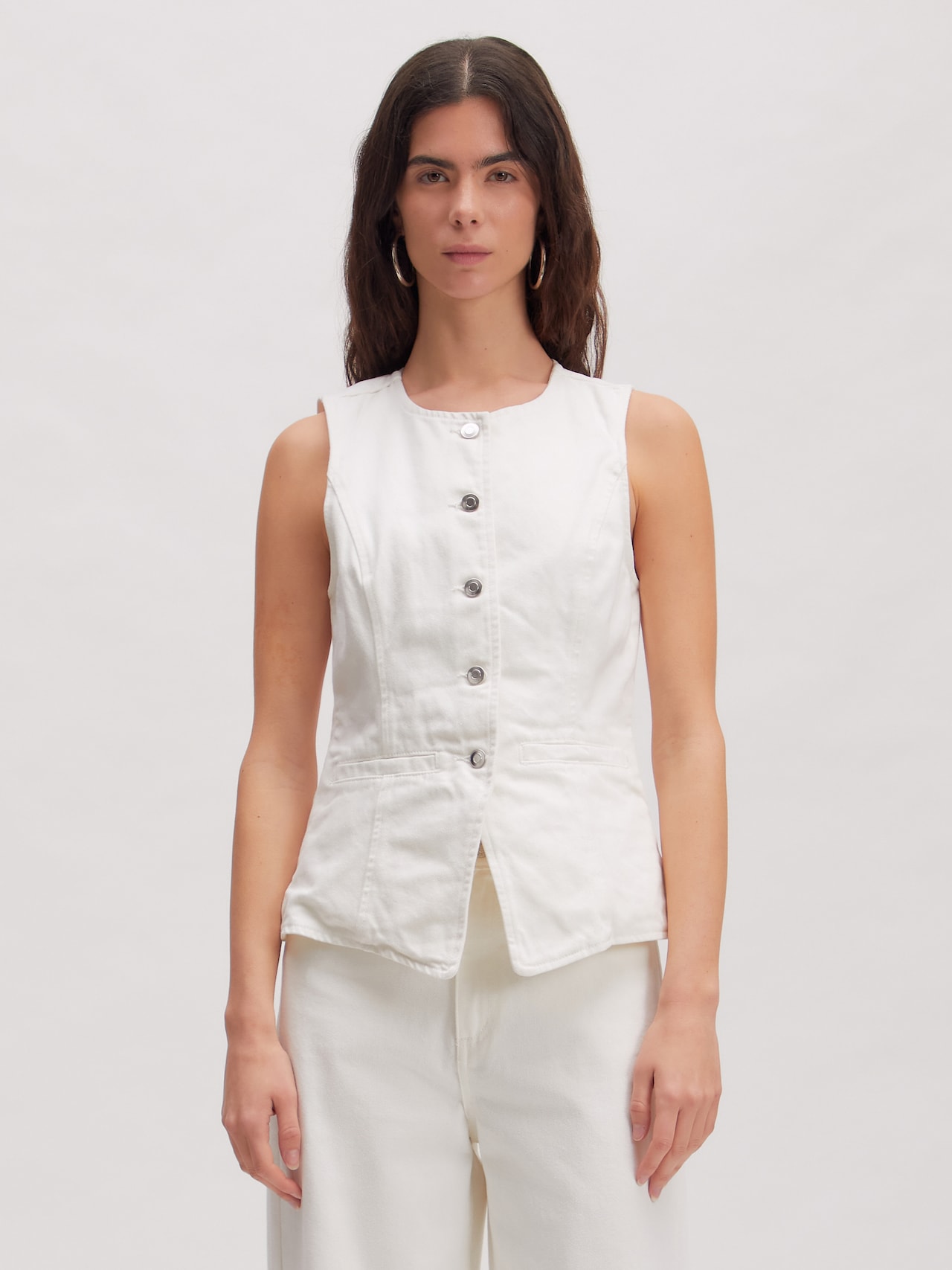 EDITED Nouveautés Gilet 'Lyla' blanc