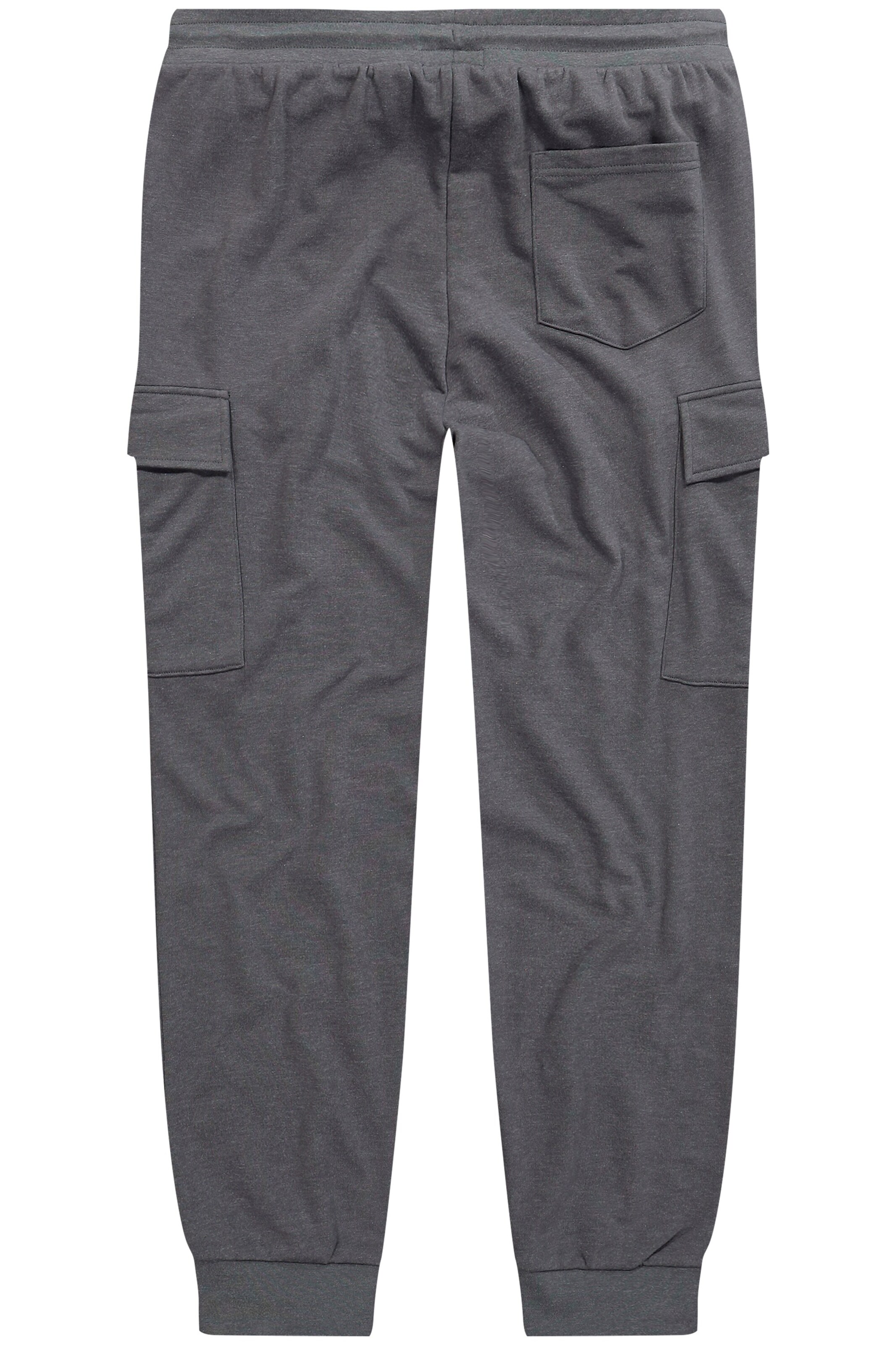 Men Plus Tapered Cargobroek in Grijs