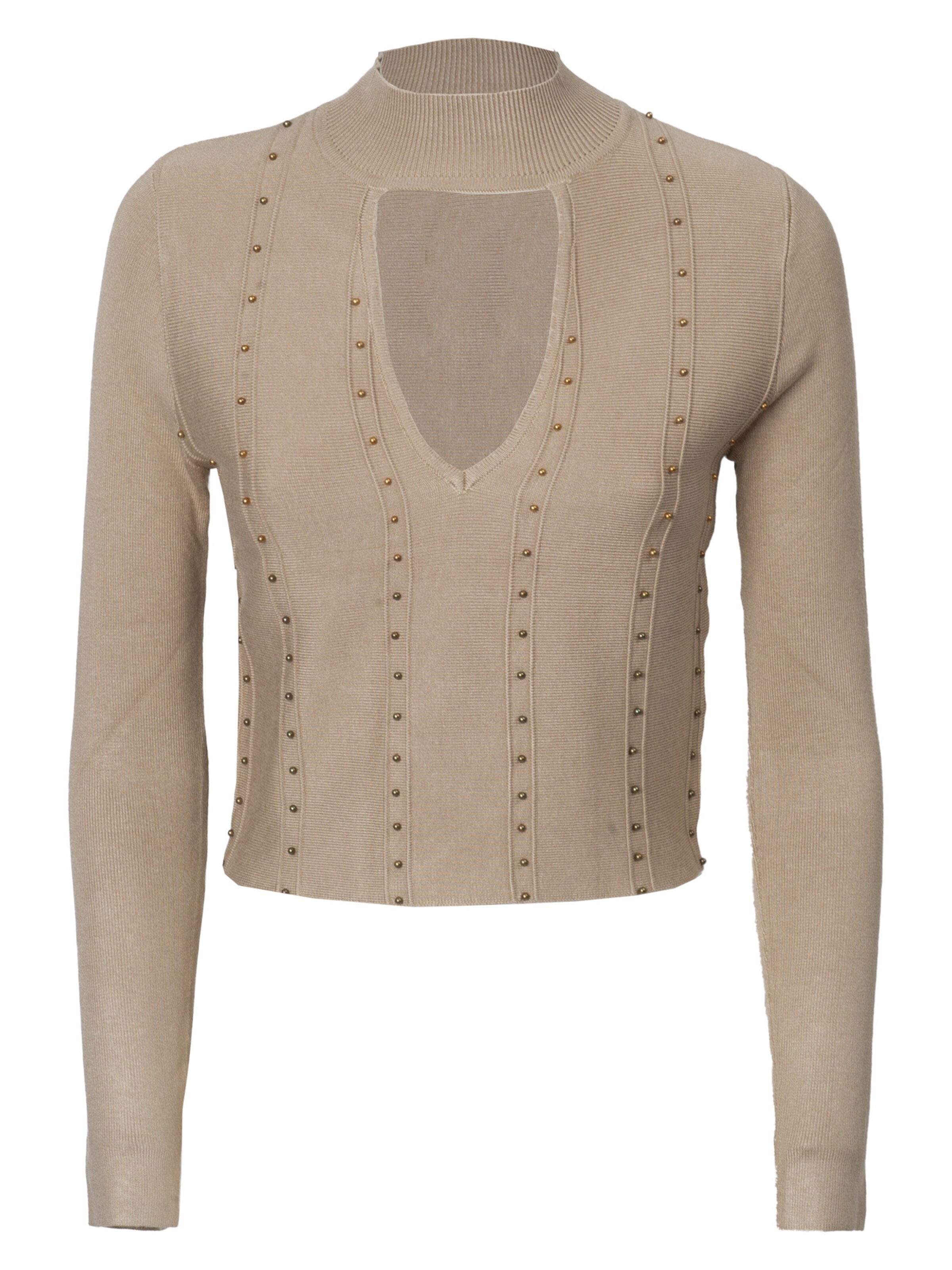 Influencer Pullover i beige: forside