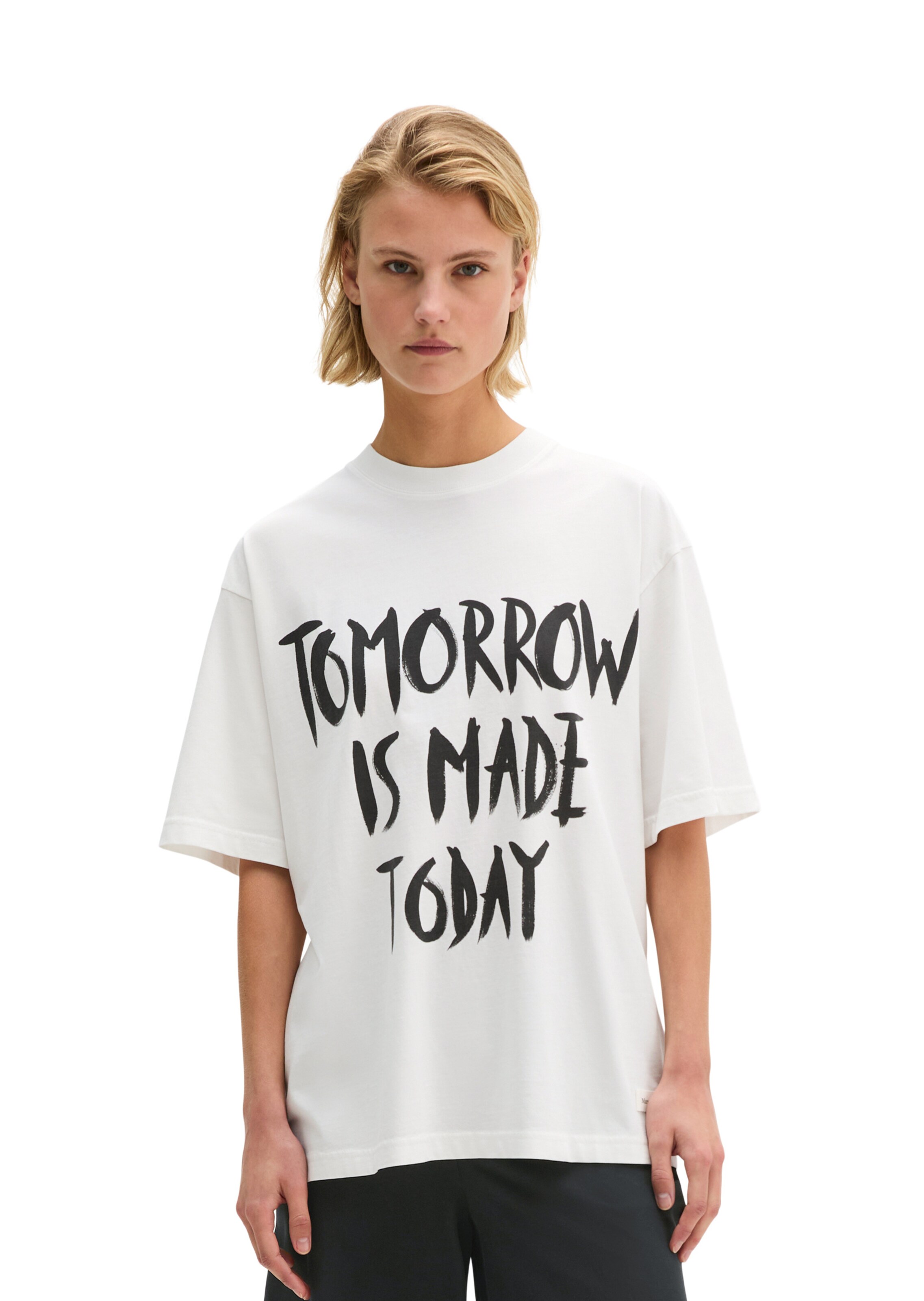 Marc O'Polo Shirt in Wit: voorkant