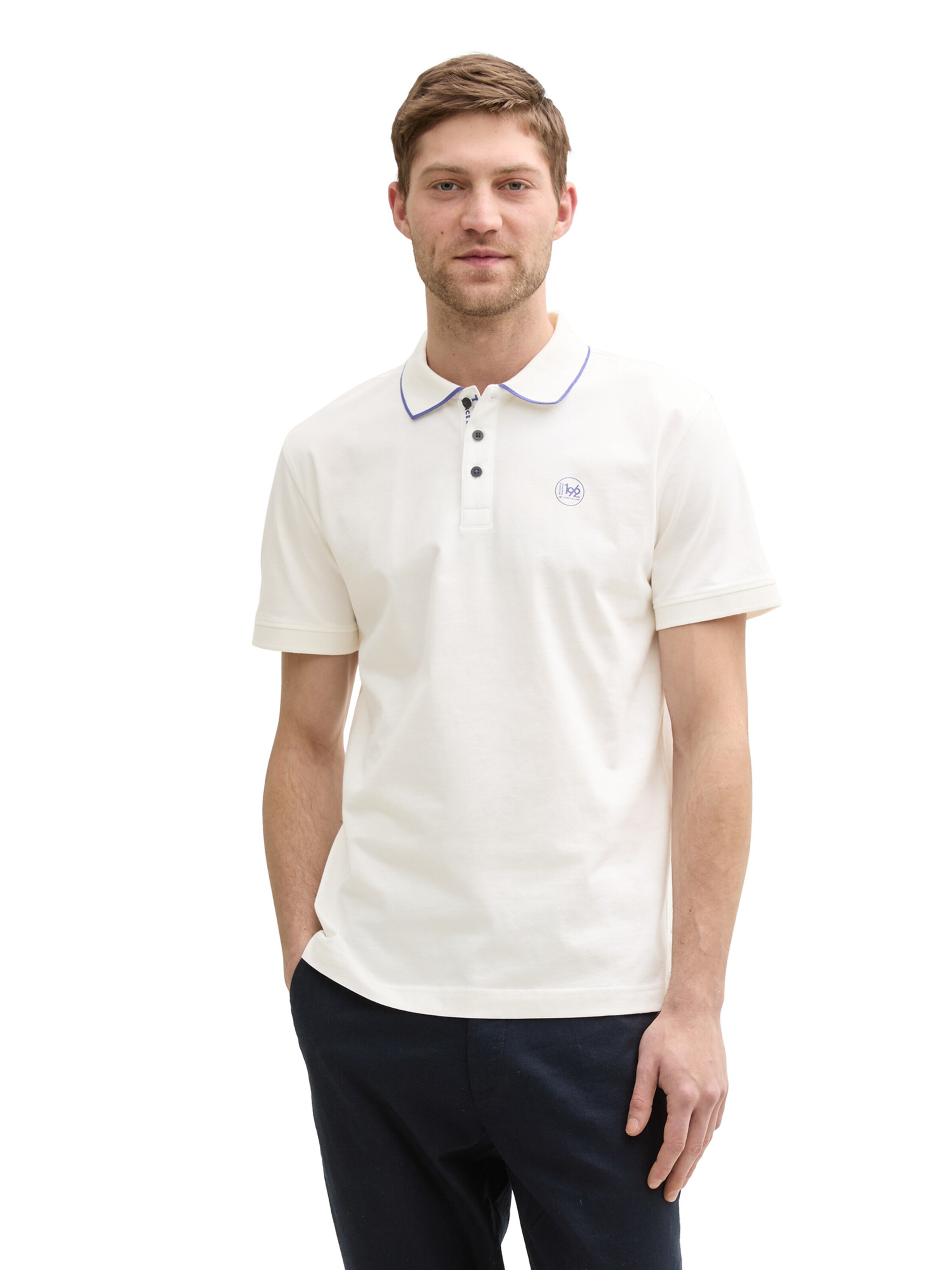 TOM TAILOR Tričko - Biela: predná strana