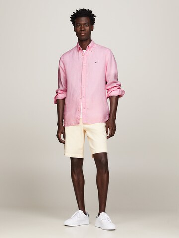 TOMMY HILFIGER Regular Fit Hemd in Pink