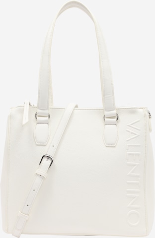 VALENTINO Nakupovalna torba | bela barva: sprednja stran