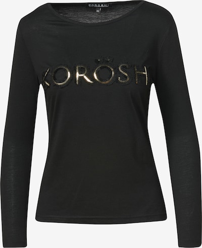 KOROSHI Majica u zlatna / crna, Pregled proizvoda